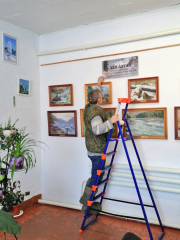 Выставка алтайских художников в селе Гагарка
