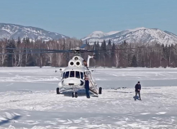 Алтай: гости на вертолётах